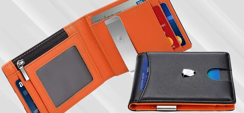 Solo 9€ per il portafogli con ANTIFURTO su Amazon: sconto del 42%