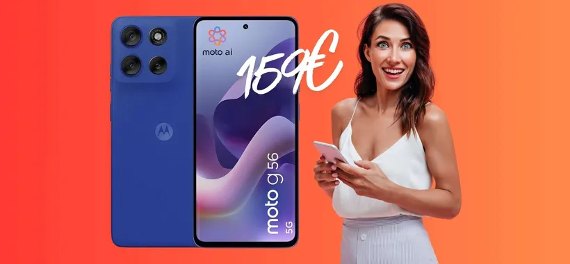 Sconto spaventoso del 41% per il mid-range Motorola moto g56 ora a soli 159€