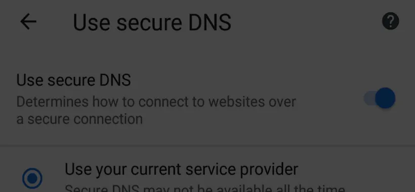 Chrome per Android aggiunge Secure DNS: funzioni