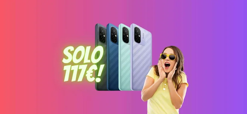 Xiaomi Redmi 12C: 82€ di sconto per l'ultimo giorno di Black Friday