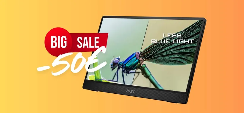 Monitor portatile MSI PRO a soli 89€: un generoso display sempre con te
