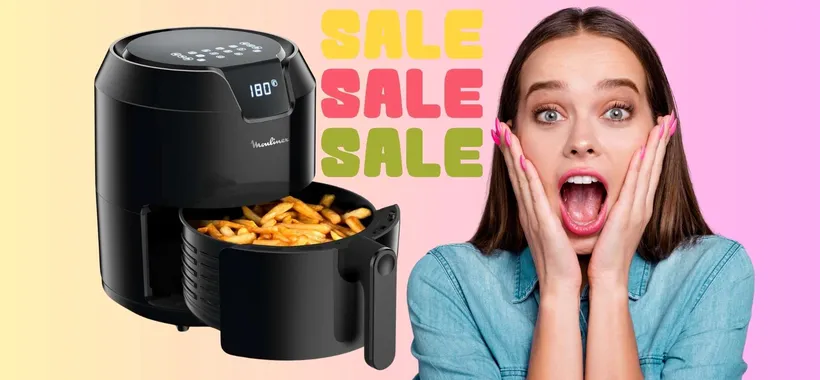 Moulinex Easy Fry Deluxe: friggitrice ad aria PREMIUM a 90€ in MENO