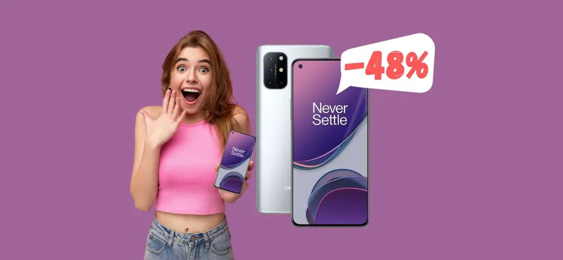 OnePlus 8T al PREZZO più BASSO di SEMPRE su Amazon (-48%)