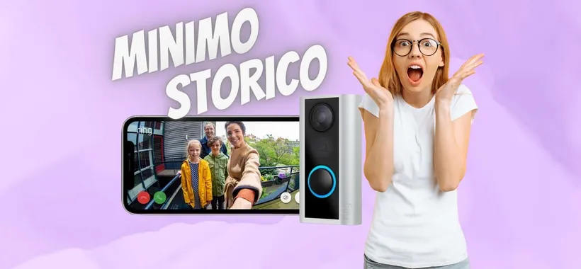 Spioncino digitale con videocamera Ring torna al MINIMO STORICO (99€)
