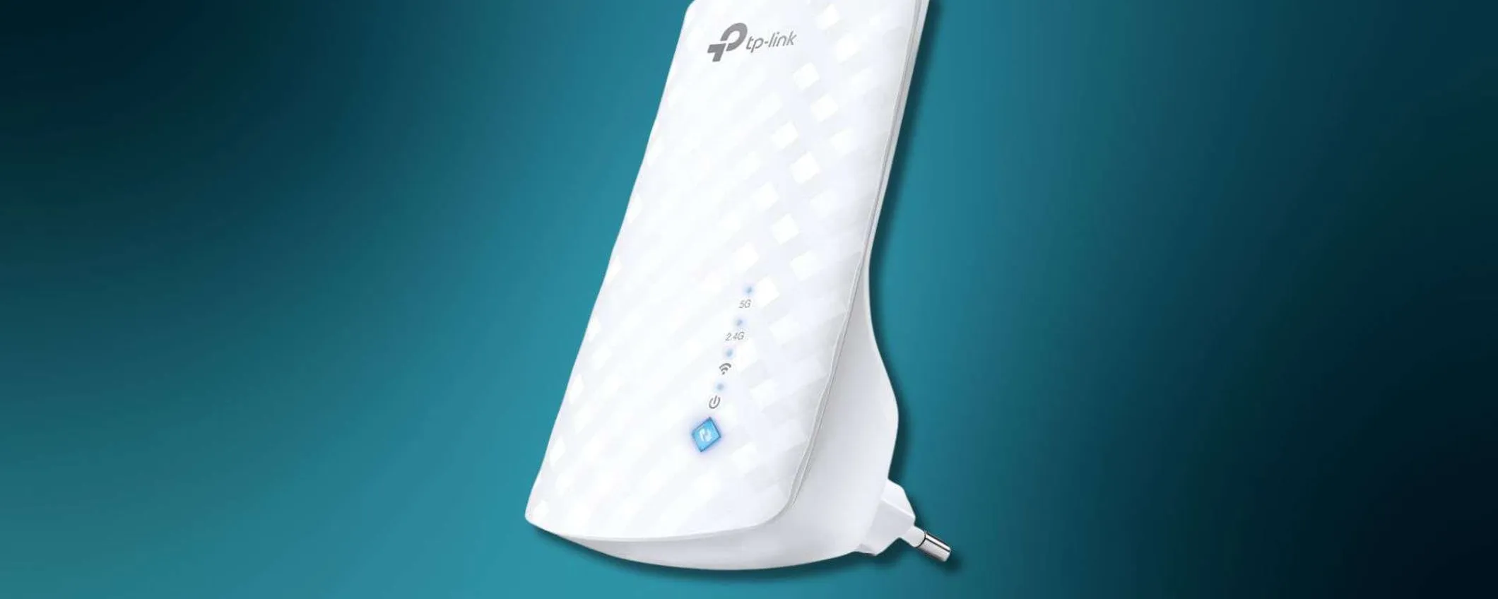 Ripetitore Wi-Fi Mesh della TP-Link a meno di 23€: l'offerta da non farsi scappare
