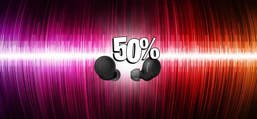 Auricolari Sony WF-C500 True Wireless a metà prezzo su Unieuro