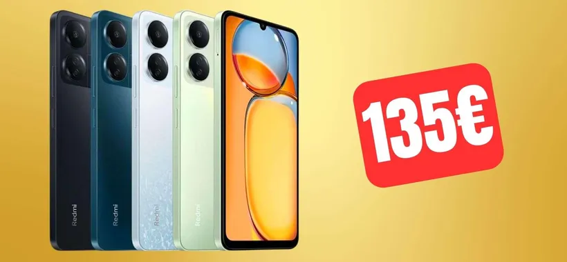 Xiaomi Redmi 13C con fotocamera da 50MP e batteria 5000mAh a soli 135 euro
