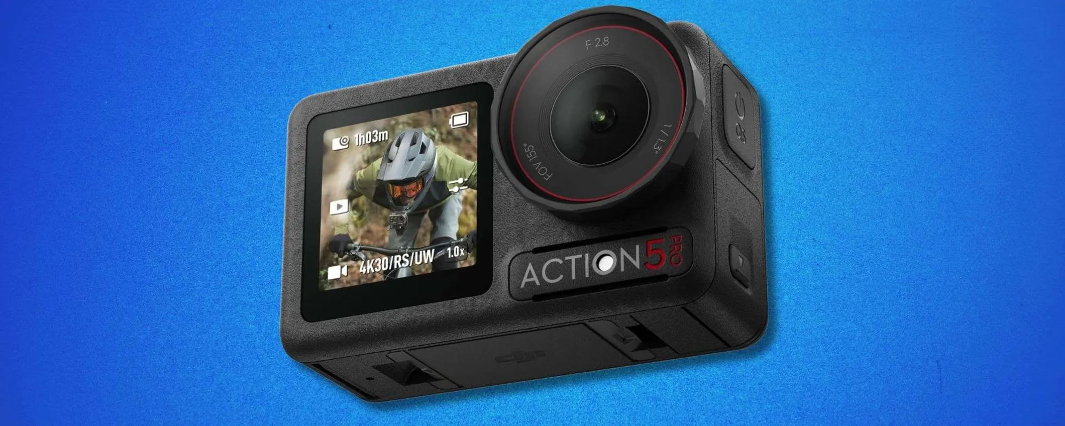 DJI Osmo Action 5 Pro Combo a 351,99€: action cam 4K/120fps con doppio schermo OLED