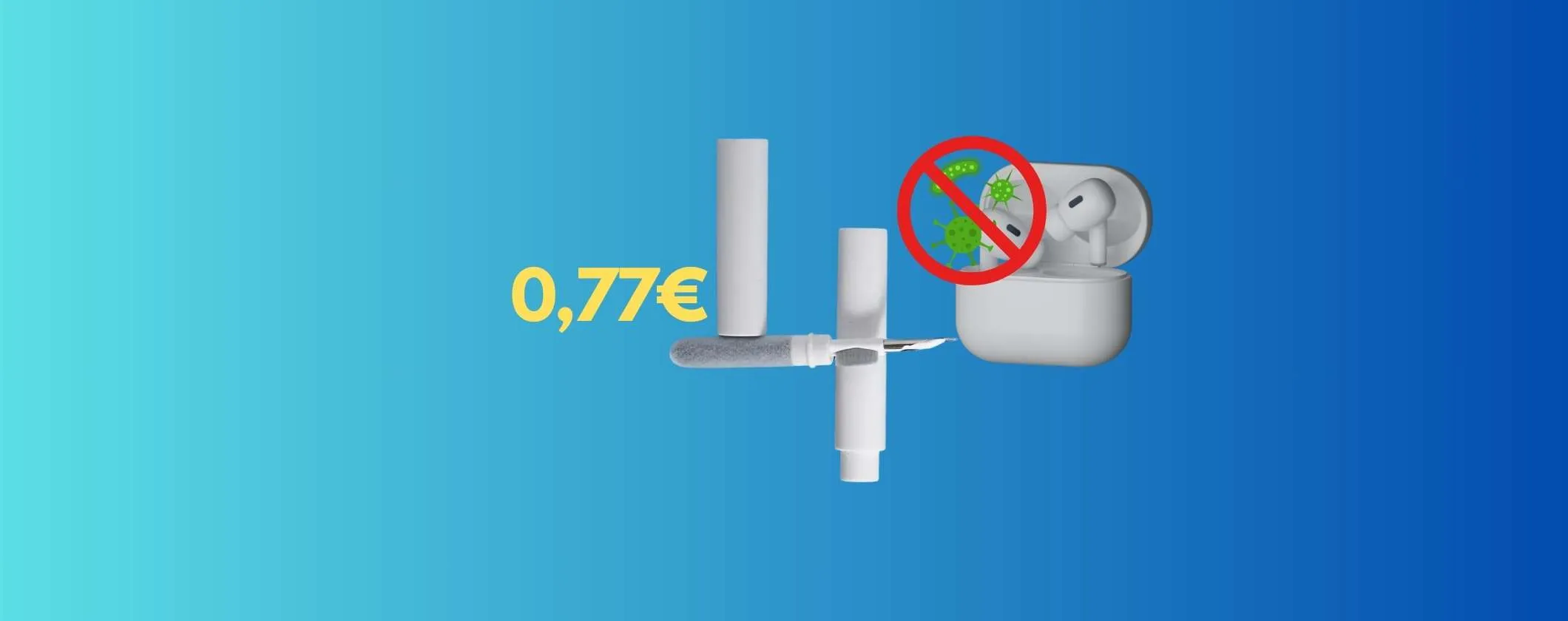 Kit Pulizia Apple AirPods a soli 0,77€: OFFERTA LAMPO su TEMU