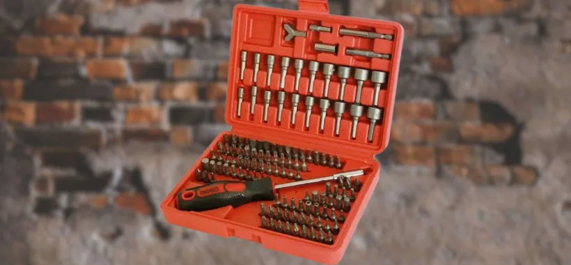 Gigantesco kit 122 in 1 a 18€ con custodia GRATIS: eccellente affare