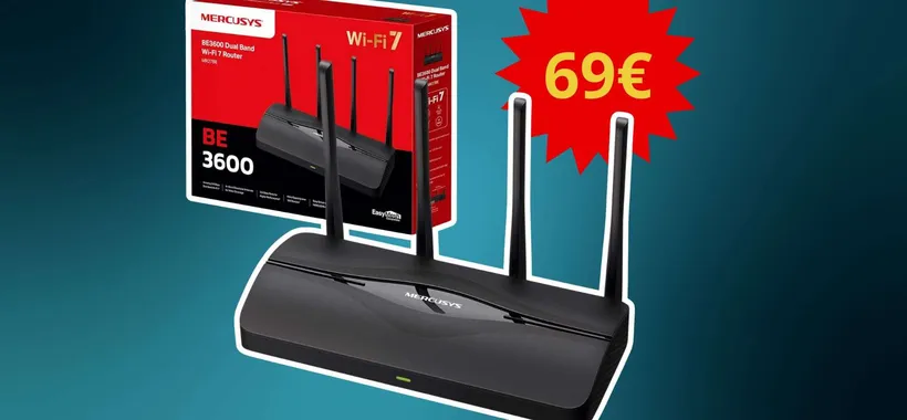 WiFi 7 a prezzo shock: il router Mercusys TP-Link MR27BE crolla a 69€