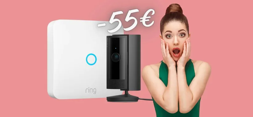 Prime Day in anticipo per Ring Intercom + Ring Indoor camera di Amazon (-46%)