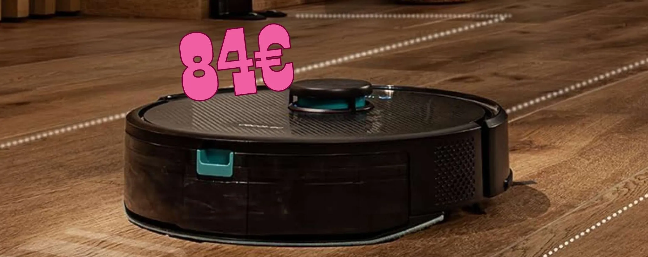 Robot aspirapolvere e lavapavimenti a soli 84€? Follia Amazon IMPERDIBILE