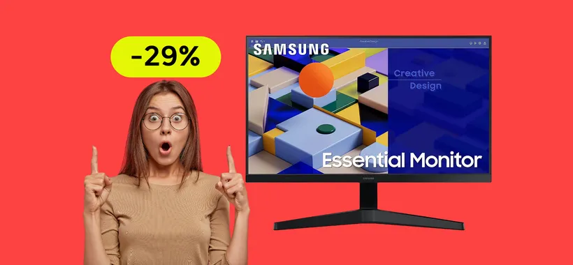 Monitor FullHD Samsung 27 pollici: con appena 139€ è subito tuo