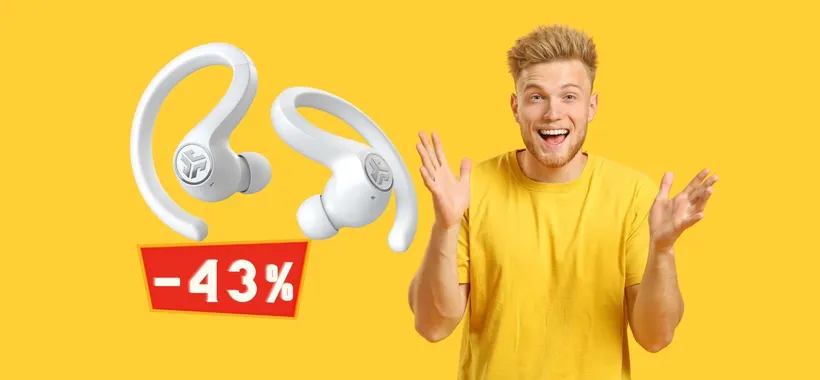 Auricolari Bluetooth per lo sport a prezzo SHOCK (-43%)
