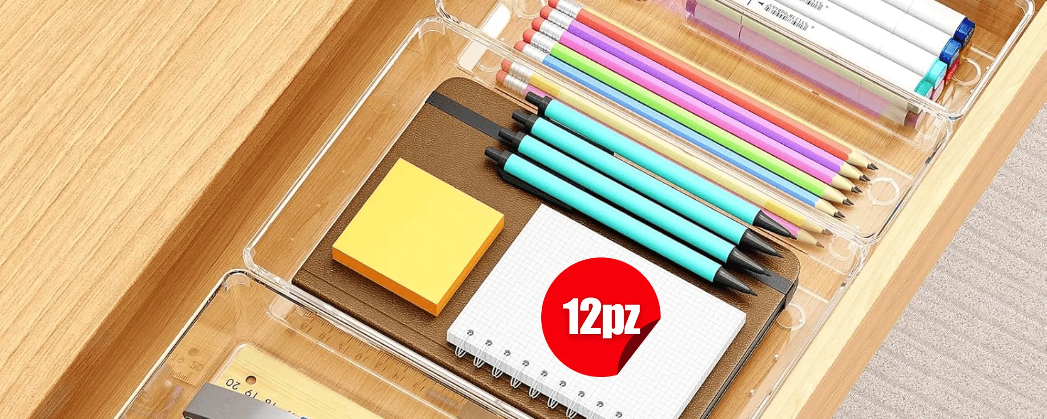 Cassetti RIORGANIZZATI con questo set da 12pz: prezzo regalo su Amazon