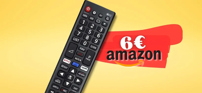 Telecomando UNIVERSALE salva la TV LG con 6€ (tasti Netflix e Prime)