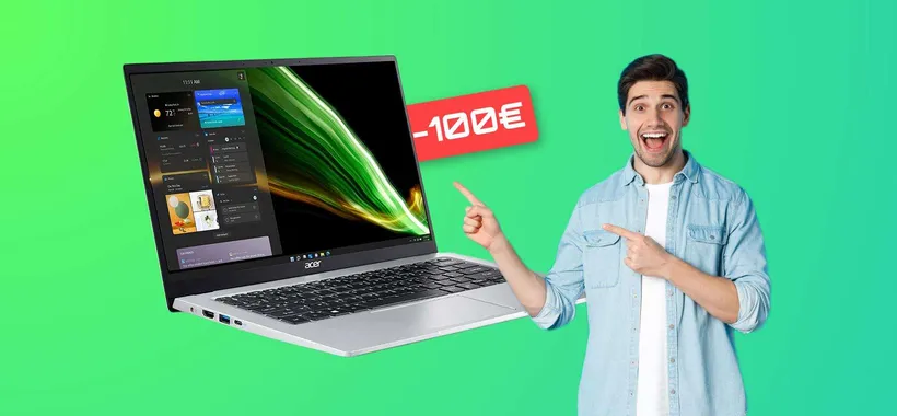 Notebook Acer disponibile ora al prezzo più basso in assoluto (-100€)