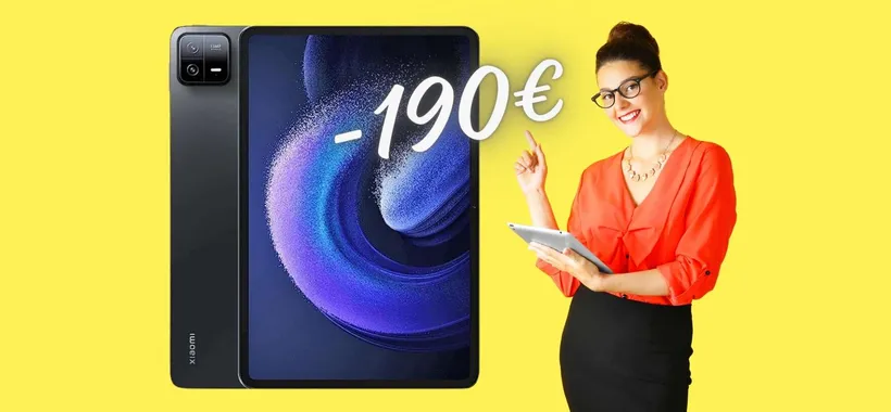 Xiaomi Pad 6 (8/256GB) in OFFERTA ESAGERATA su eBay a 190€ in MENO