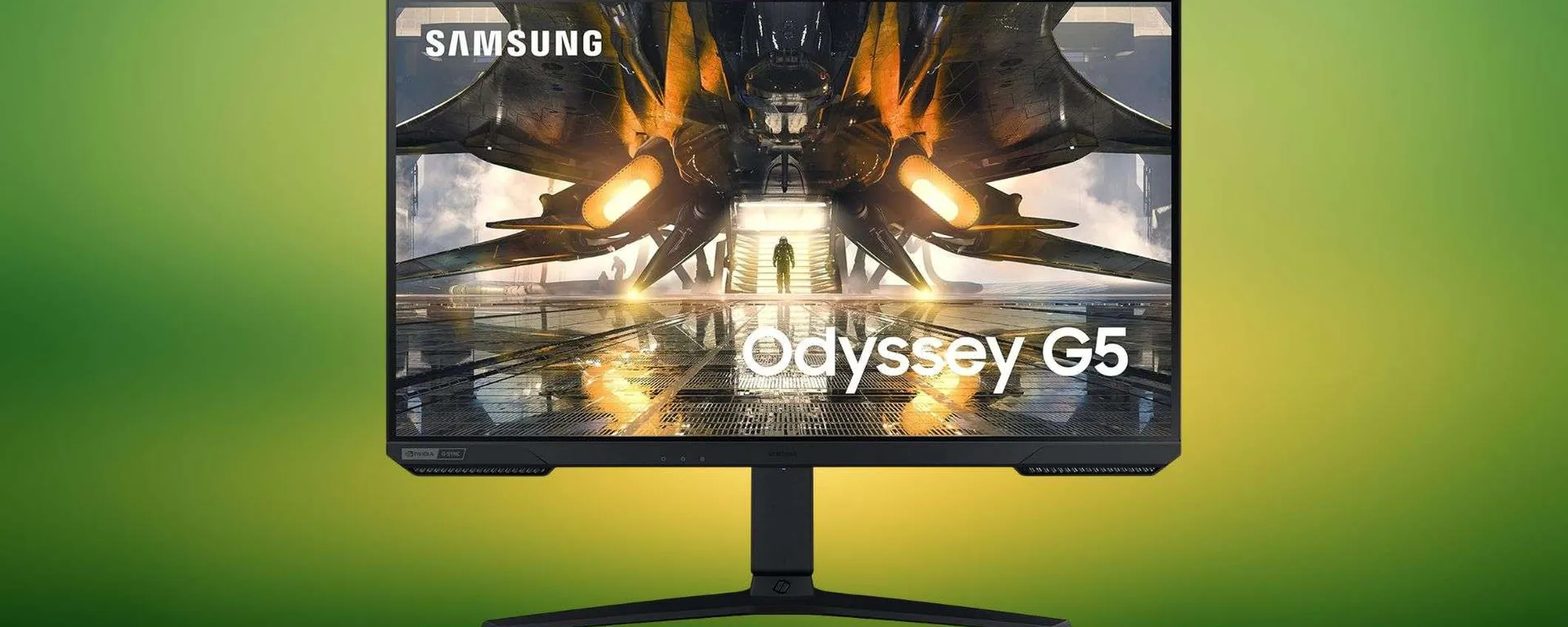 Samsung Gaming Monitor Odyssey G5, prezzo da vavola: oggi a soli 197€