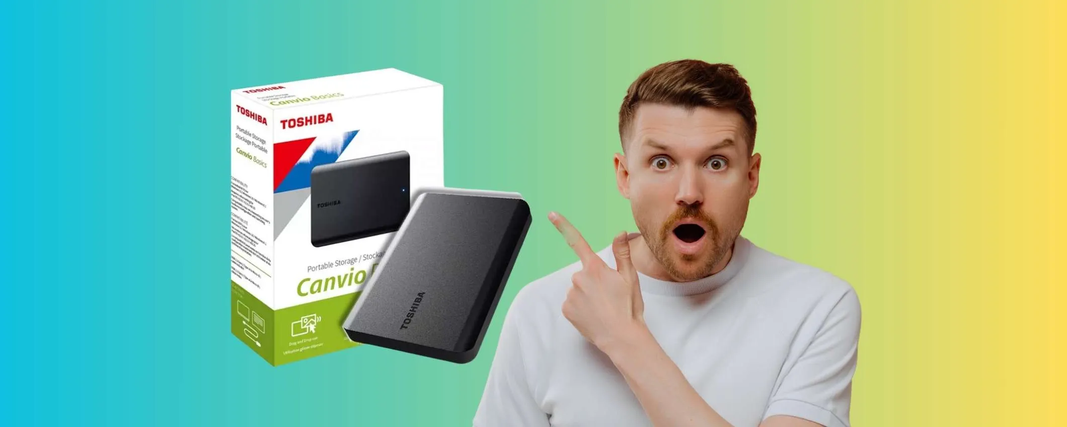 Toshiba Canvio Basics da 4TB: un Hard Disk portatile più ECONOMICO non esiste