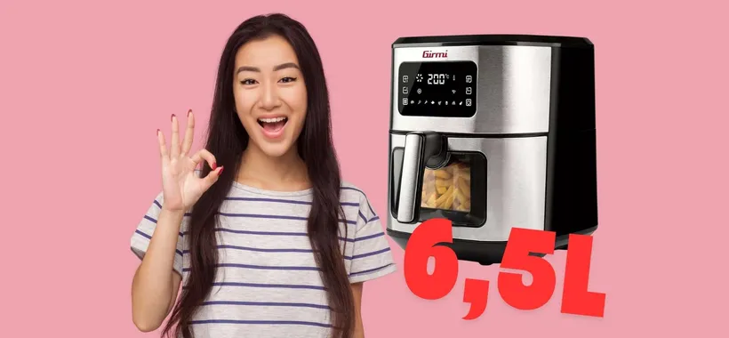 Girmi FG88: friggitrice ad aria da 6,5L per non usare più i fornelli (89€)