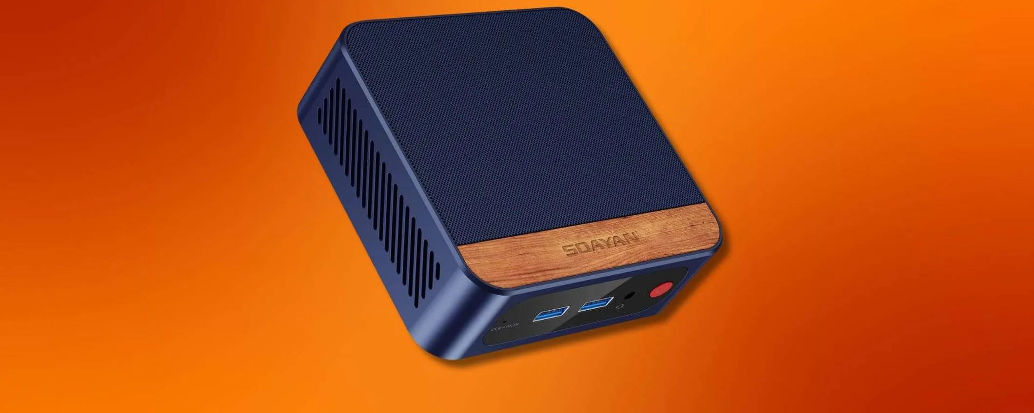 Mini PC con N150 a 148€: super offerta sul compatto da ufficio con 16GB RAM, SSD 500GB e Wi-Fi 6