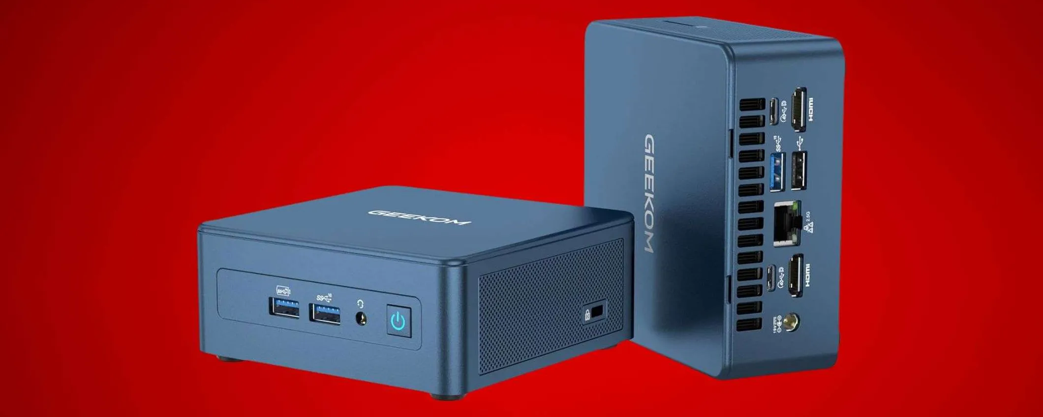 Mini PC Geekom IT12 ad un prezzo formidabile: 32GB di RAM e Intel Core i7