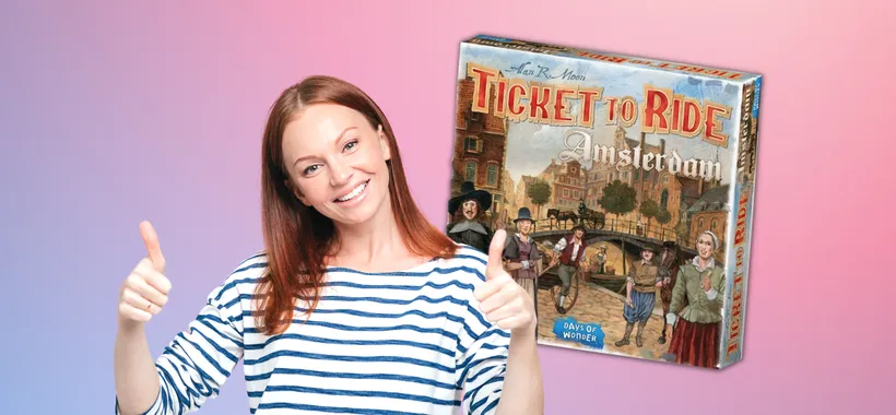 Vola ad Amsterdam con Ticket to Ride, gioco da tavolo in offerta