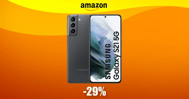 Samsung Galaxy S21 5G in SUPER SCONTO: pochissime unità (-248€)