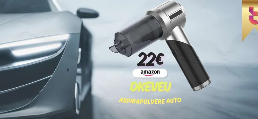 Auto sempre PULITA con questo aspirapolvere astuto e piccolissimo