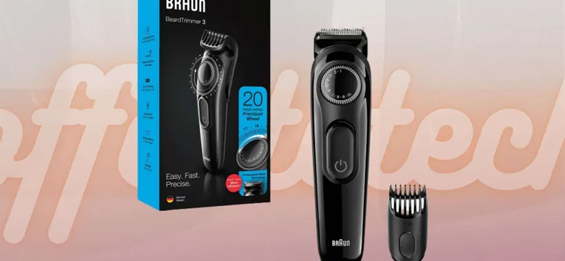 Barba sempre perfetta con questo gioiellino Braun (-38%)