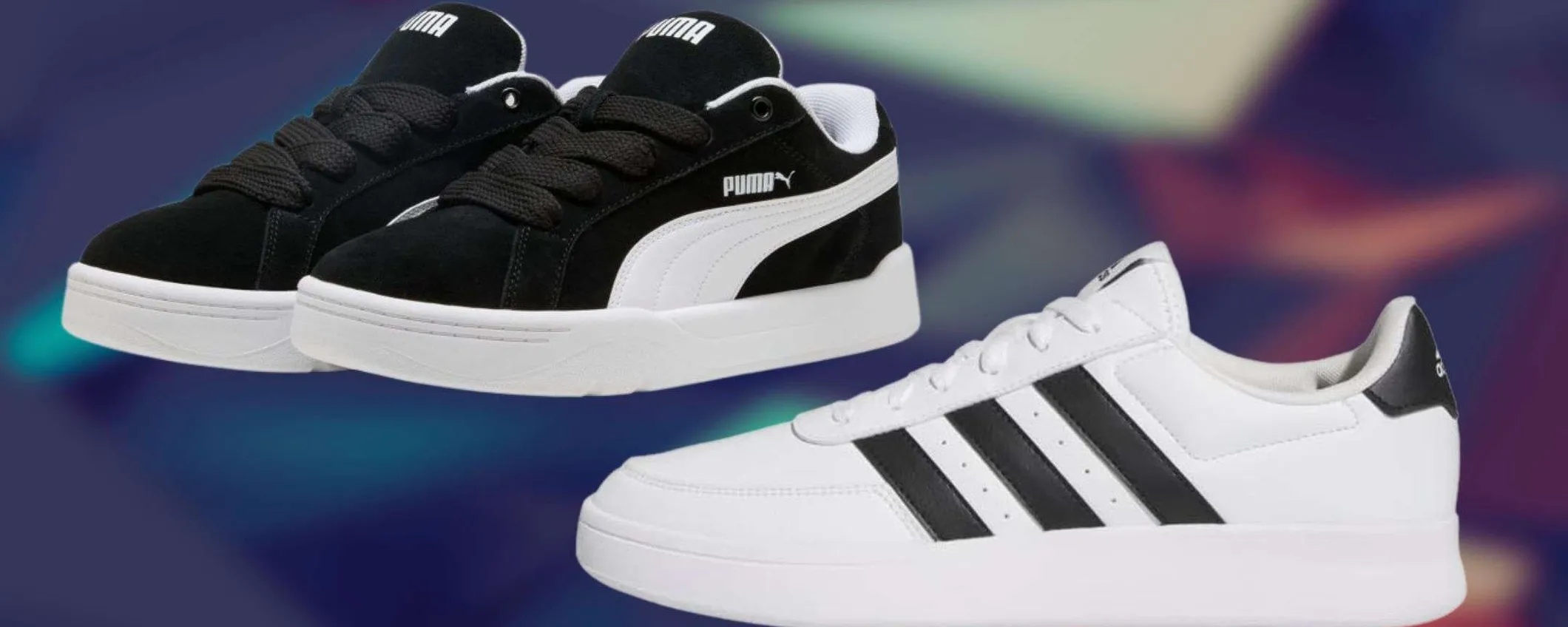 Sneaker PUMA e Adidas in offerta su Amazon: occasioni WOW a partire da 34€
