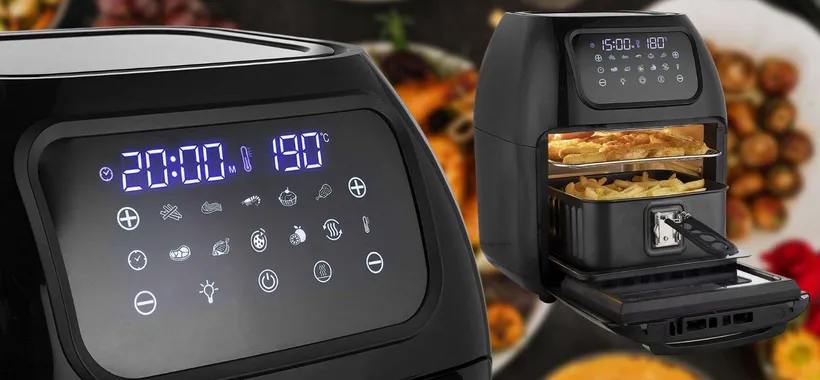 Friggitrice ad aria ENORME da 10 litri a prezzo WOW: 89€ (sconto 53%)