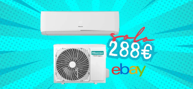 Condizionatore Hisense Halo A++ da 9000 BTU e connessione WiFi (288€)
