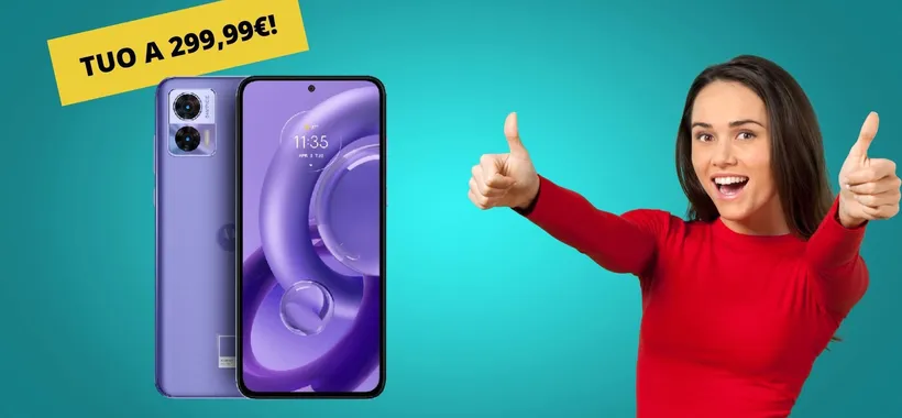 Il Motorola Edge 30 Neo 5G ad un prezzo imbattile: oggi a meno di 300€