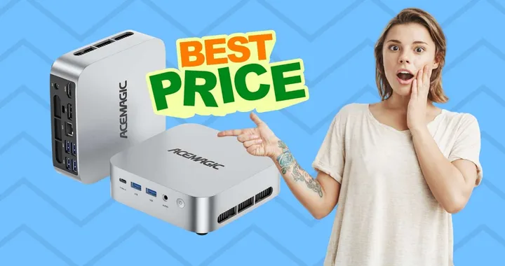 Mini PC potentissimo con Ryzen 7 e 16 GB di RAM oggi in super sconto