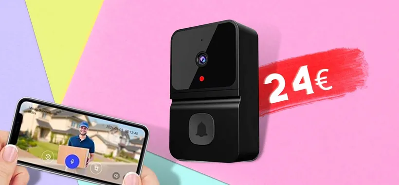 Campanello senza fili e VIDEOCAMERA: prezzo REGALO con 100€ di sconto