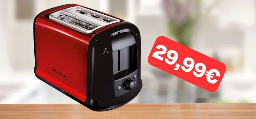 Tostapane Moulinex in super offerta Amazon: ti bastano 29,99€