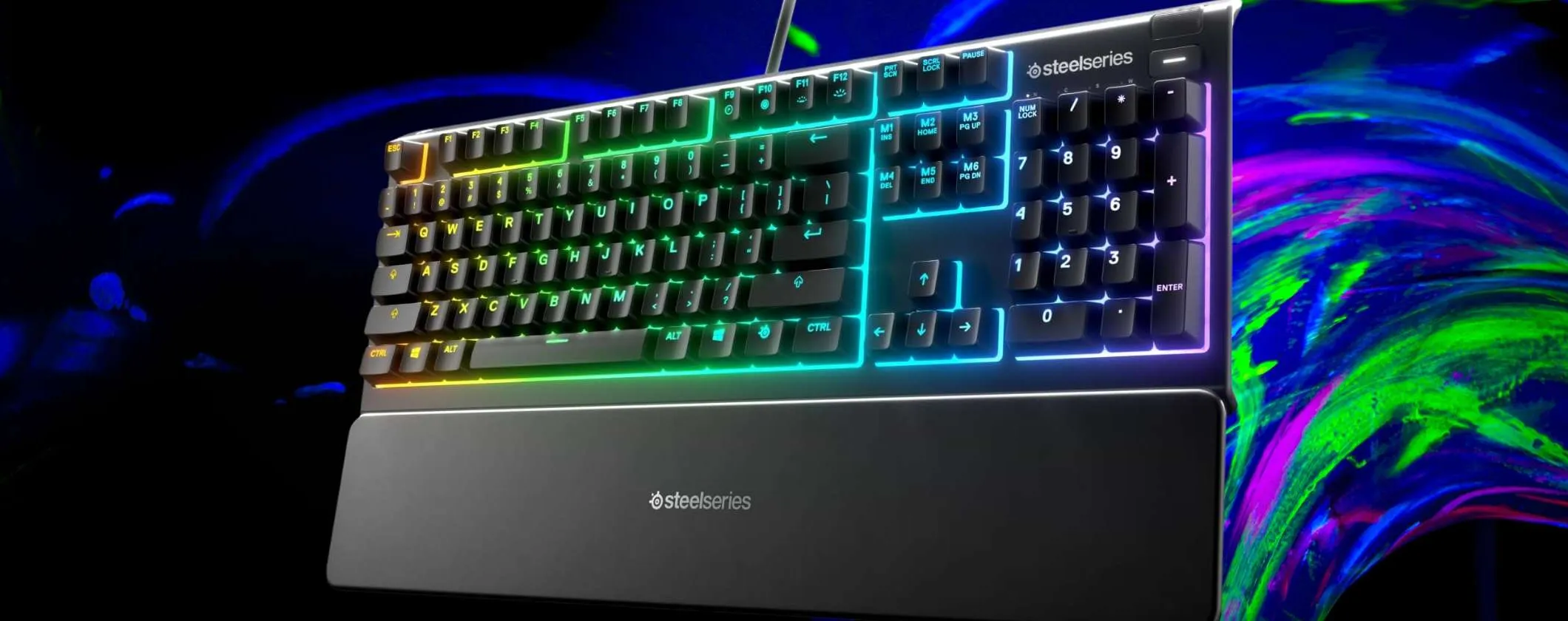 SteelSeries Apex 3: tastiera da Gaming con colori RGB a PREZZO WOW