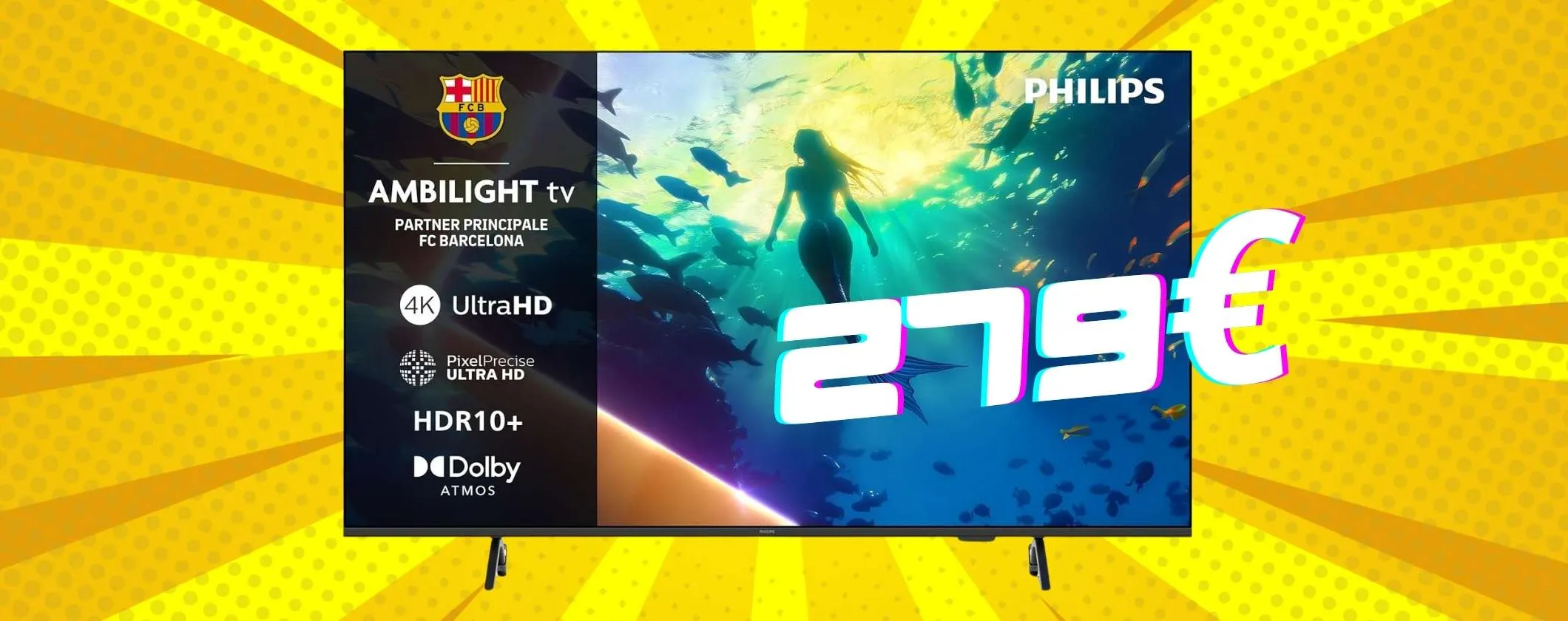 Smart TV Philips Ambilight da 43