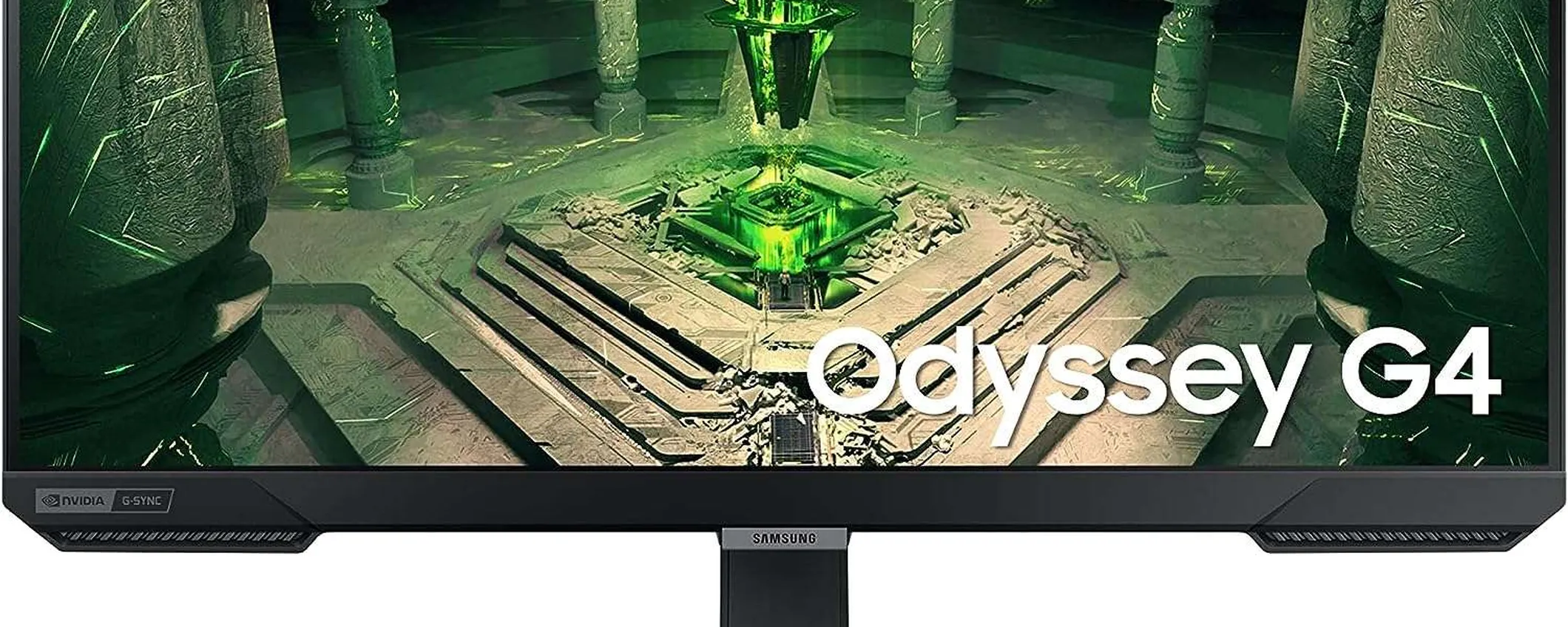 Samsung Monitor Gaming Odyssey G4: il prezzo crolla a 169€, affare imperdibile