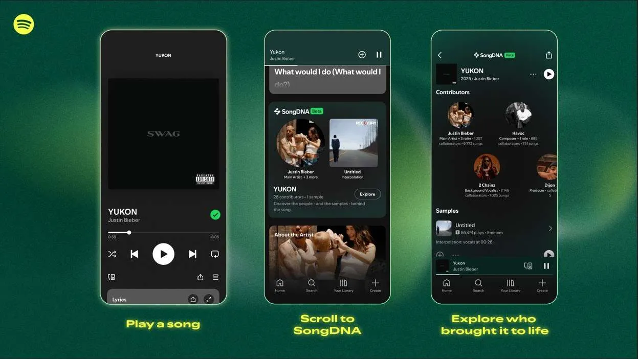 Spotify SongDNA svela i segreti nascosti dietro ogni canzone