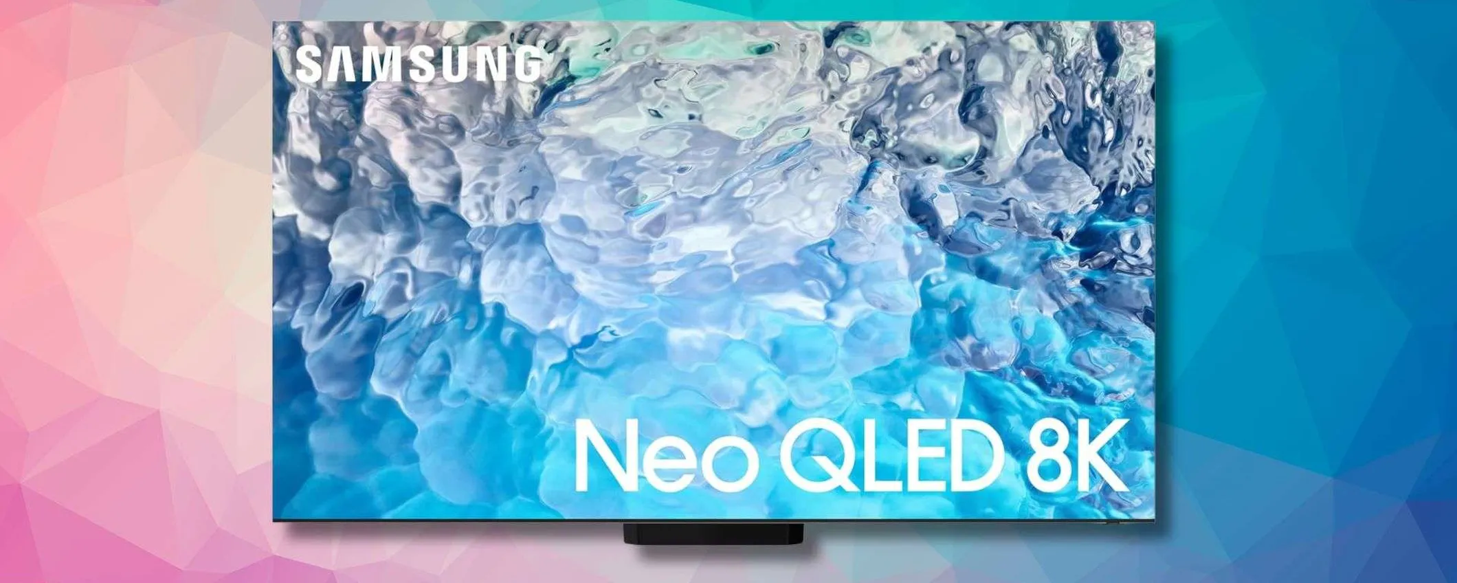 Televisore 8K Samsung: con lo sconto del 68% finalmente ad un prezzo umano