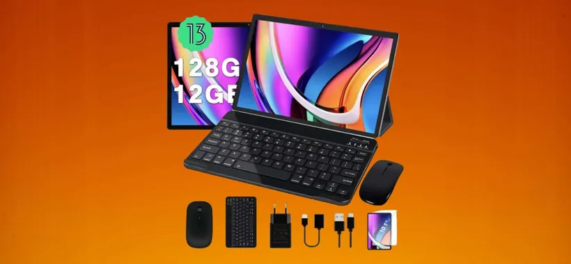 Tablet con Android 13 e tantissimi accessori in offerta ad appena 109,99€