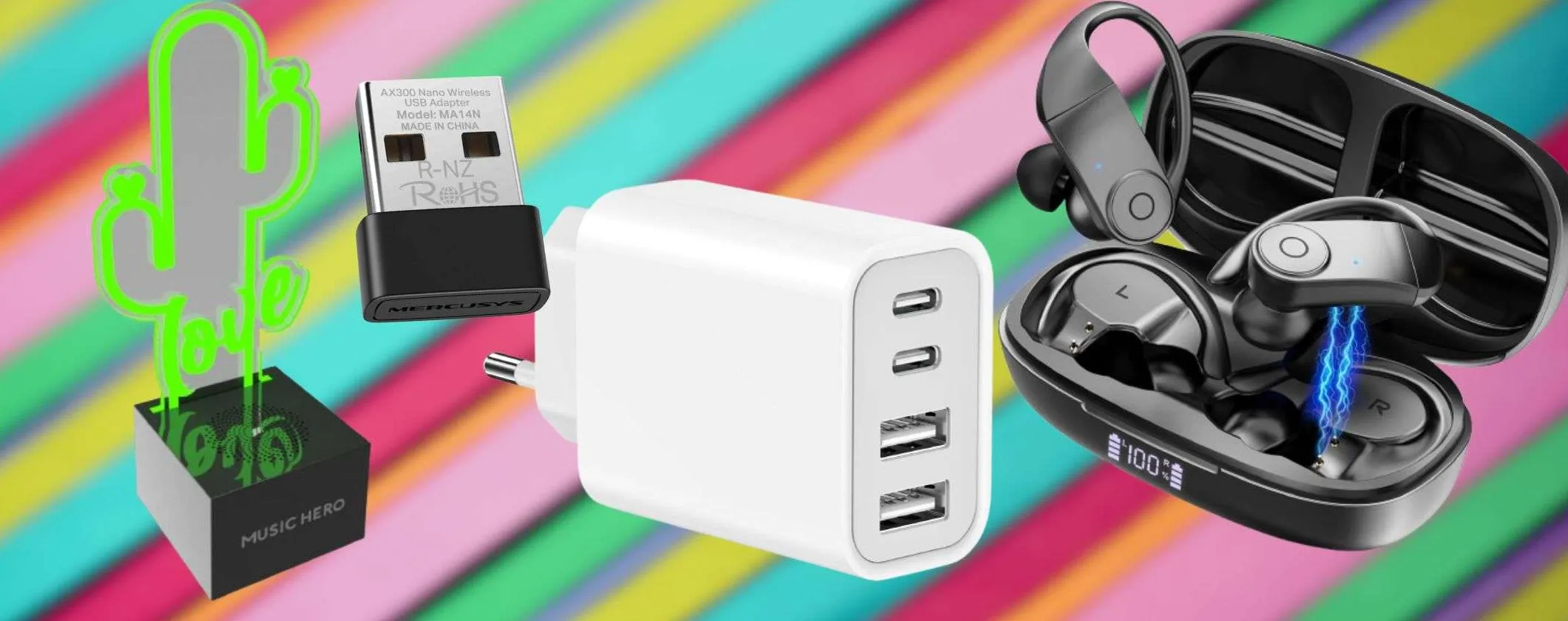 Tecnologia da 3,99€ a meno di 10€: su Amazon ESPLODONO le occasioni SPECIALI