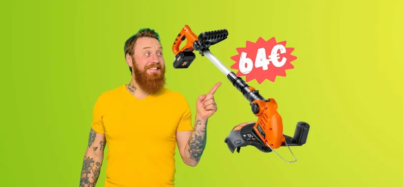 Tagliaerba elettrico PAZZESCO con APPENA 64€ (offerta lampo)