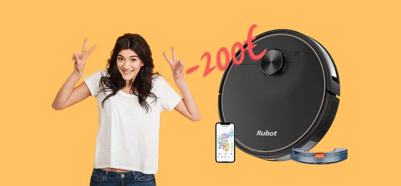 Robot aspirapolvere e lavapavimenti in SUPER SCONTO di 200€