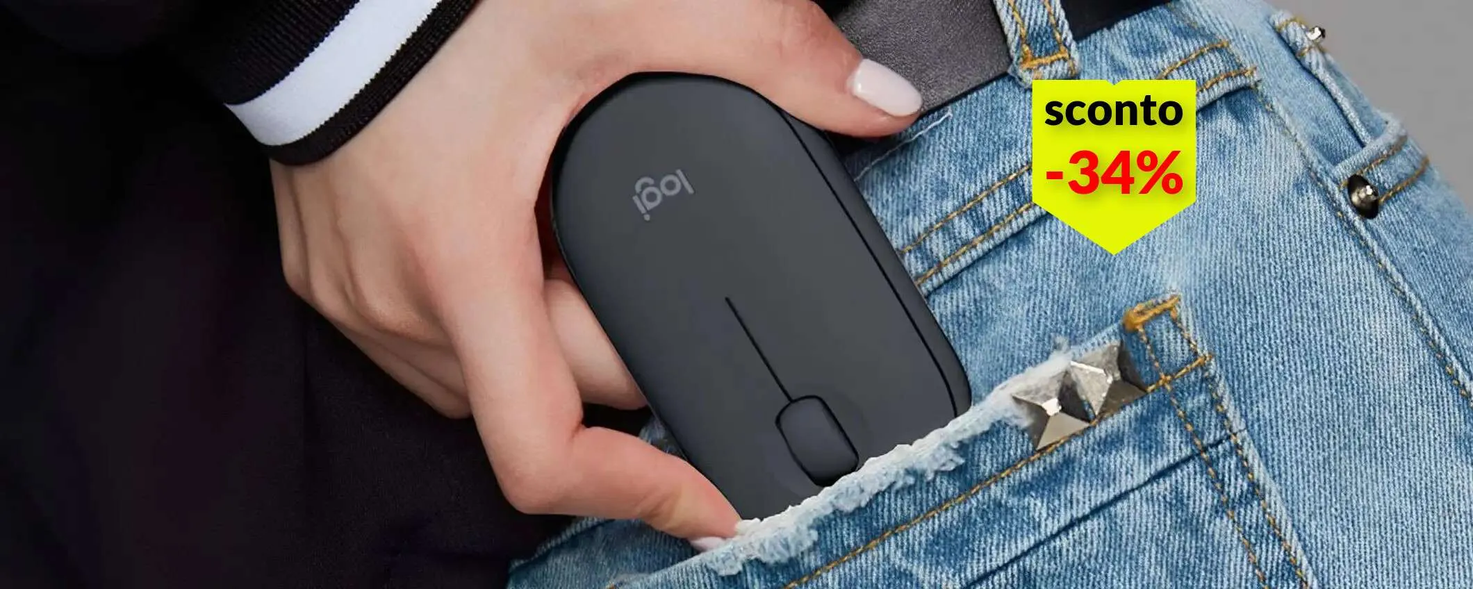 Mouse Logitech Pebble a prezzo imbattibile: oggi costa 10€ in meno