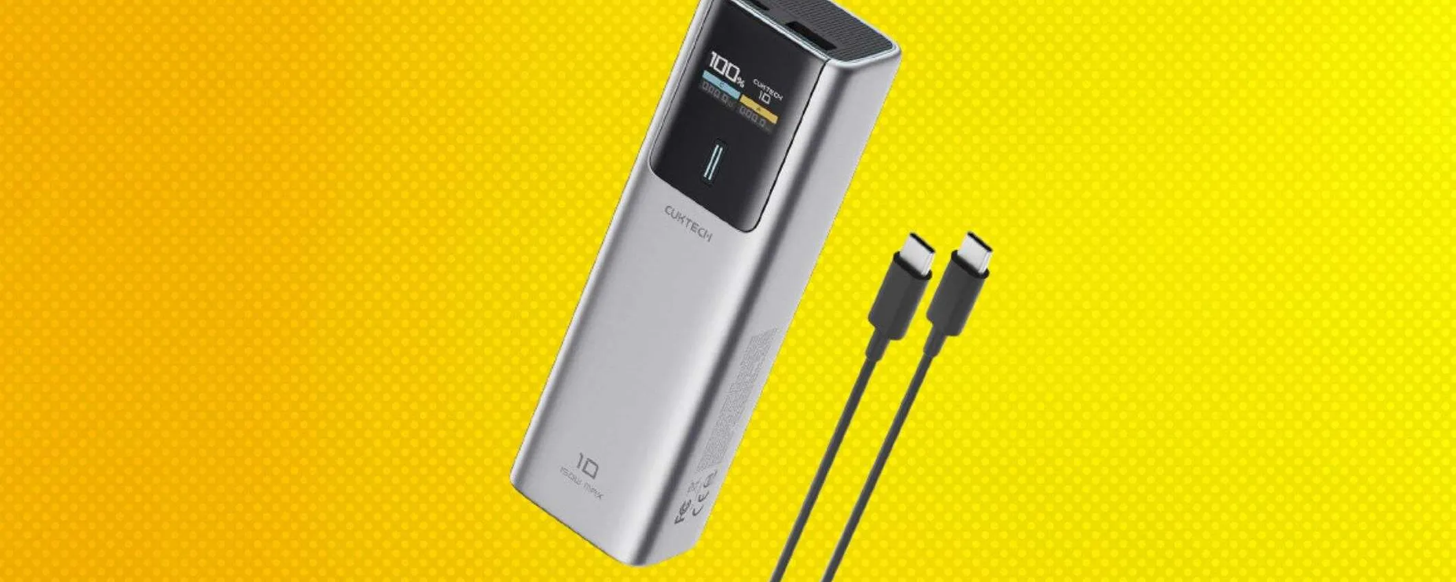 Questo power bank è una forza della natura: oggi è in offerta con il 30% di sconto
